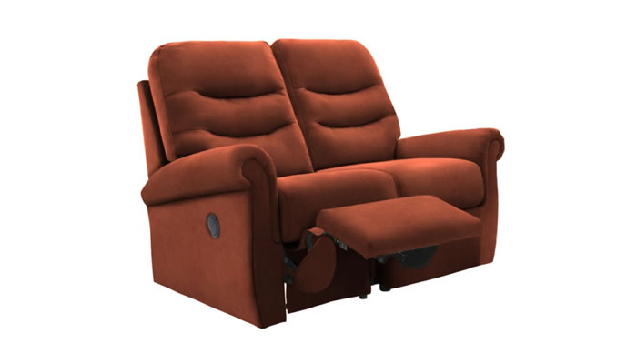 G Plan Holmes Fabric 2 Seater Sofa Manual Single Recliner