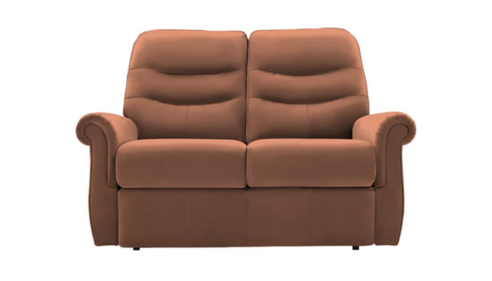 G Plan Holmes Leather 2 Seater Sofa