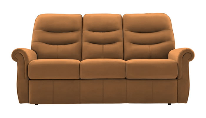 G Plan Holmes Leather Small 3 Seater Sofa
