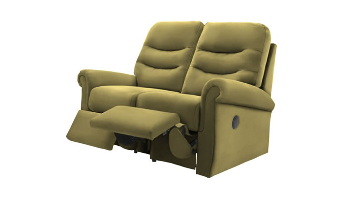 G Plan Holmes Fabric 2 Seater Sofa Manual Double Recliner