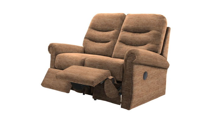 G Plan Holmes Fabric 2 Seater Sofa Powered Double Recliner
