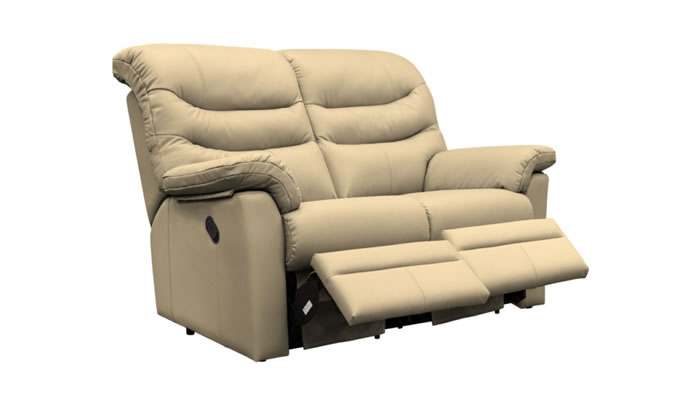 G Plan Ledbury Leather 2 Seater Manual Double Recliner